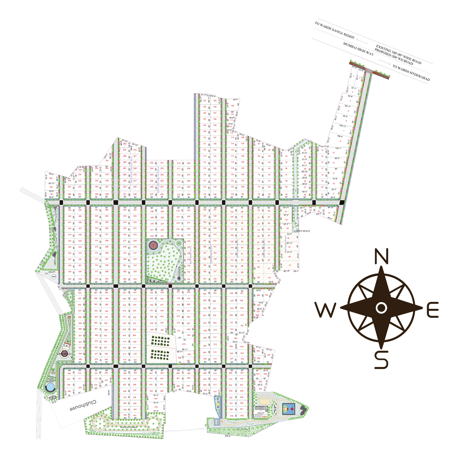 Bollineni MyCasa Master Layout Plan